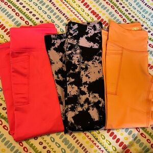 Girls Athletic Leggings Bundle